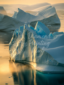 Broderie Diamant Icebergs Étincelants
