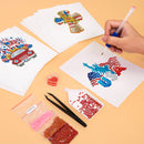 Mini Diamond Painting - Esprit Américain (12 pièces)