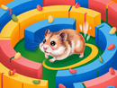 Broderie Diamant Hamster et Labyrinthe Coloré