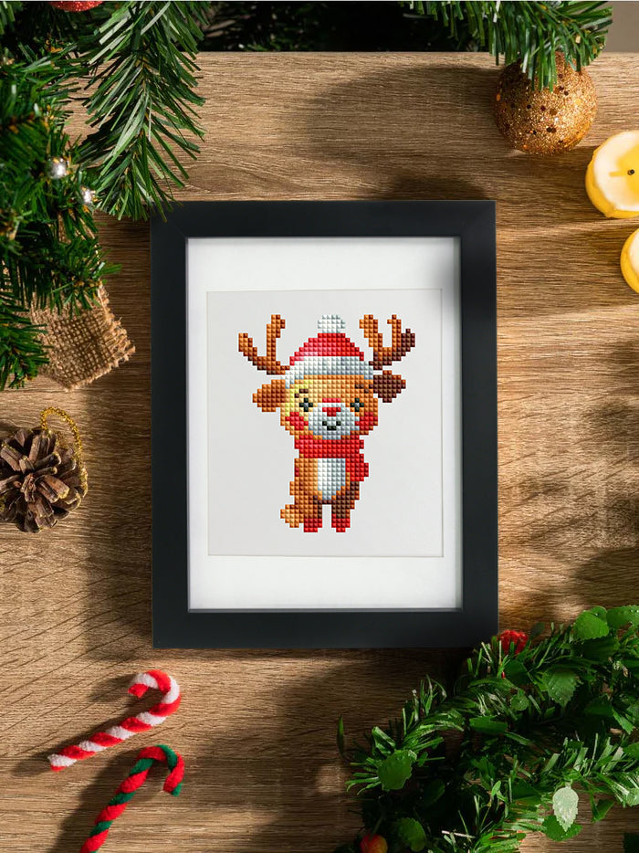 Mini Diamond Painting - Esprit de Noël Scintillant (12 pièces)