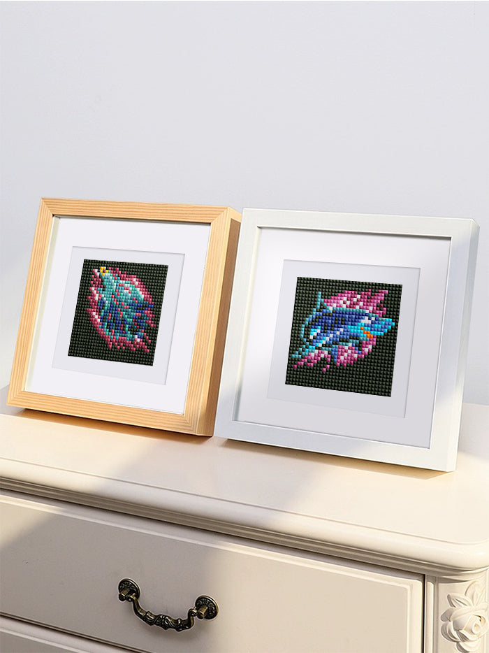 Mini Diamond Painting - Jardins Fleuris (10 pièces)