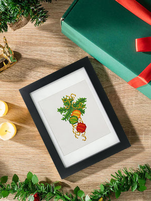 Mini Diamond Painting - Esprit de Noël Scintillant (12 pièces)