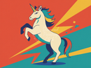 Broderie Diamant Licorne Éclair