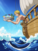 Broderie Diamant Sanji aux Cocktails