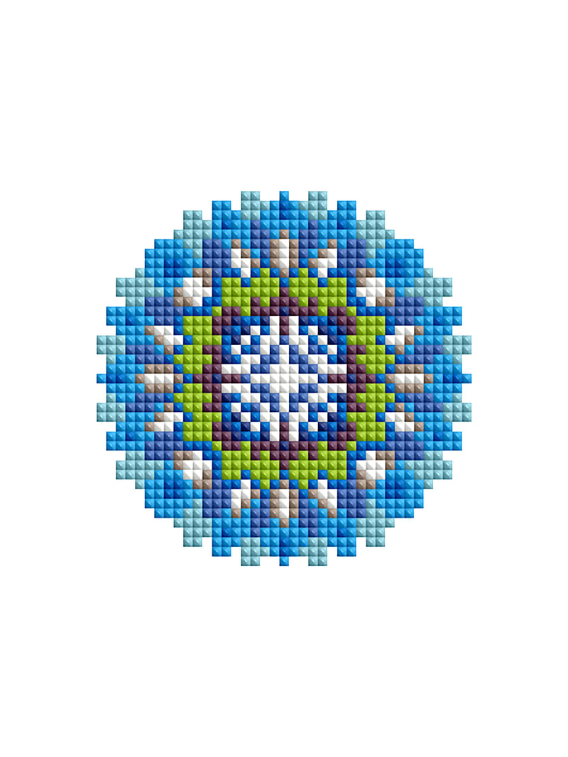 Mini Diamond Painting - Mandalas Énergétiques (4 pièces)