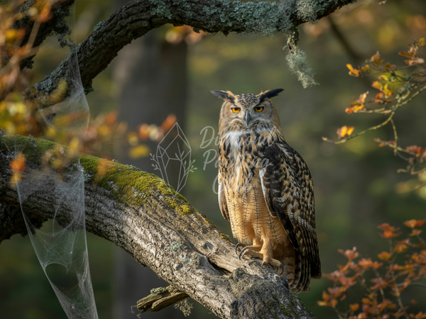 Broderie Diamant Chouette à la Lumière
