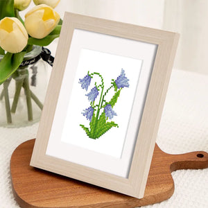 Mini Diamond Painting - Fleurs de Printemps (4 pièces)