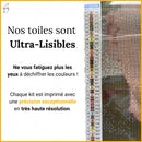 Broderie Diamant Panda Devant la Porte