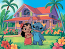 Broderie Diamant Maison de Lilo et Stitch