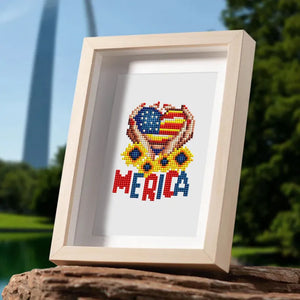 Mini Diamond Painting - USA Célébration (4 pièces)
