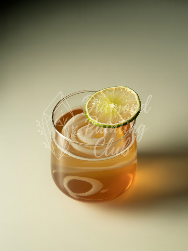 Broderie Diamant Cocktail Whisky Citron