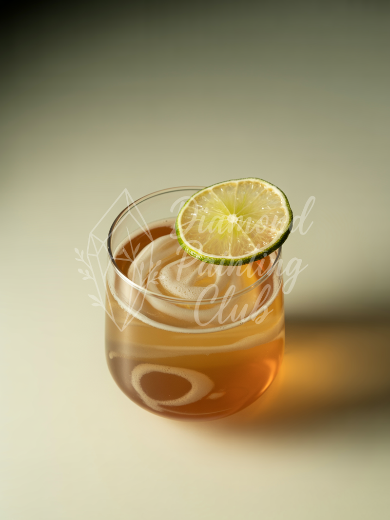 Broderie Diamant Cocktail Whisky Citron