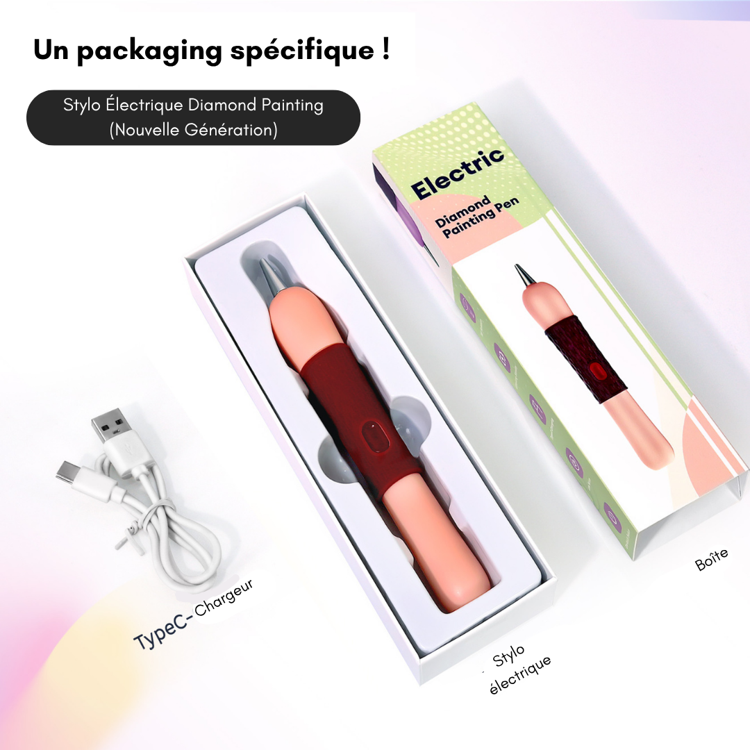 Stylo Électrique Diamond Painting (Nouvelle Génération)