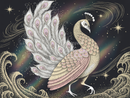 Broderie Diamant Paon Aurores