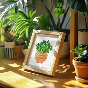 Mini Diamond Painting - Fleurs & Plantes (6 pièces)