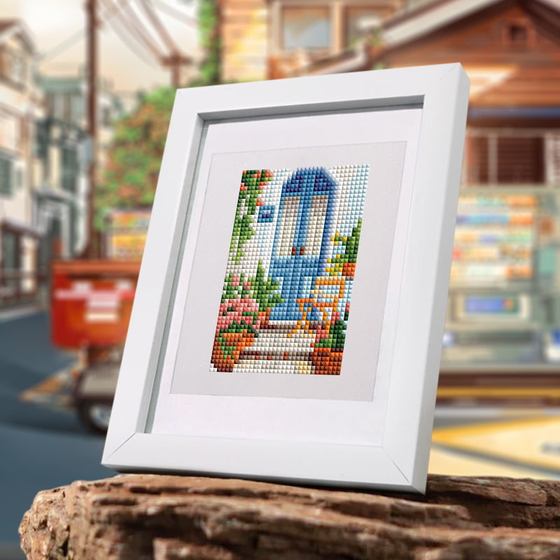 Mini Diamond Painting - Portes Méditerranéennes (12 pièces)