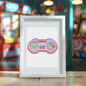 Mini Diamond Painting - Rétro Gaming & Années 80 (12 pièces)