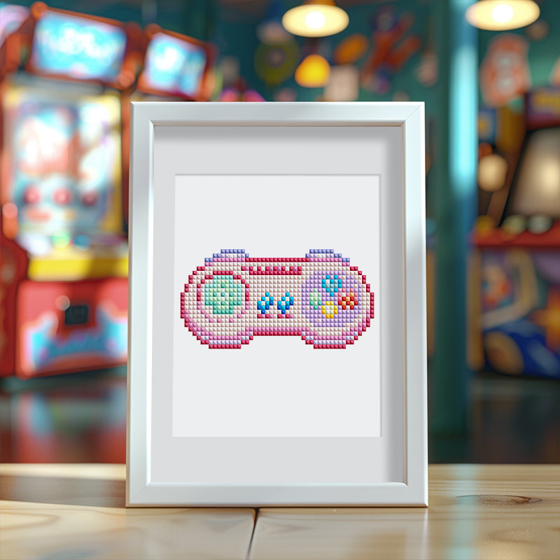 Mini Diamond Painting - Rétro Gaming & Années 80 (12 pièces)