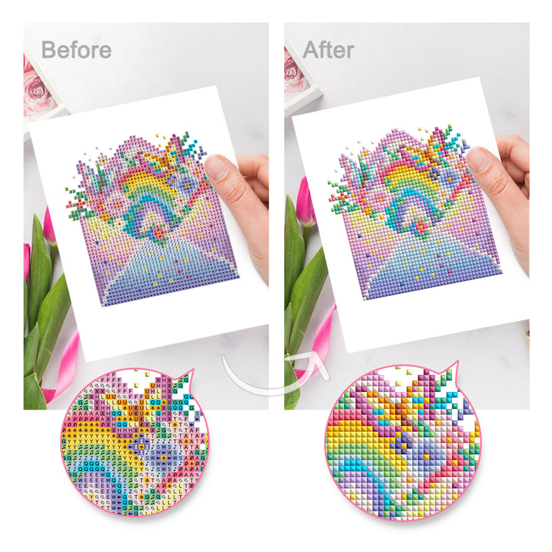 Mini Diamond Painting - Monde Féerique Scintillant (12 pièces)