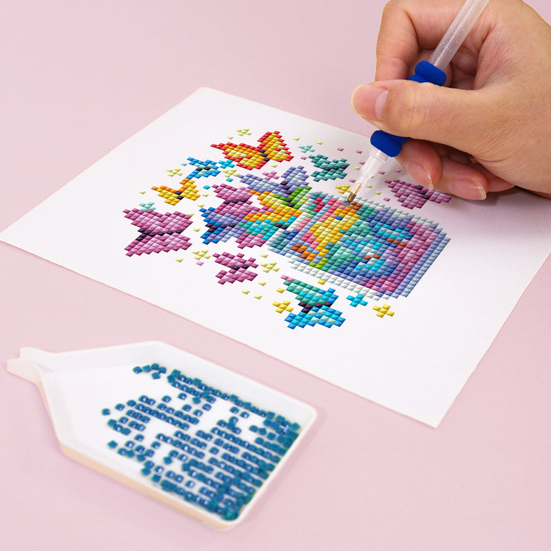 Mini Diamond Painting - Monde Féerique Scintillant (12 pièces)