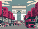 Broderie Diamant Paris en Rose