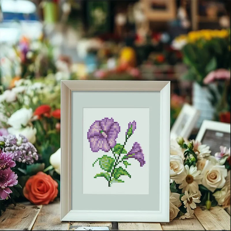 Mini Diamond Painting - Fleurs de Printemps (4 pièces)