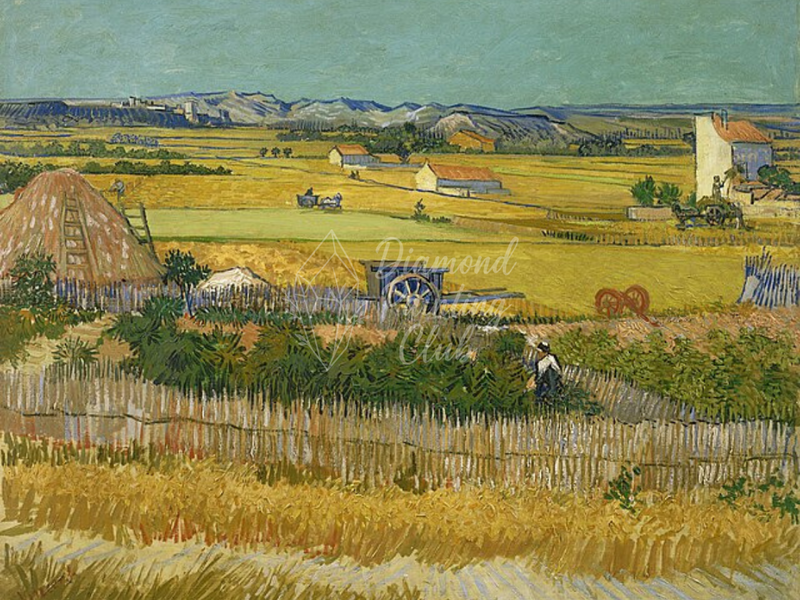 Broderie Diamant La Moisson à la Crau