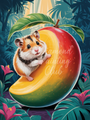 Broderie Diamant Hamster et Mangue