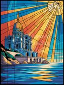Broderie Diamant Basilique au Soleil Levant