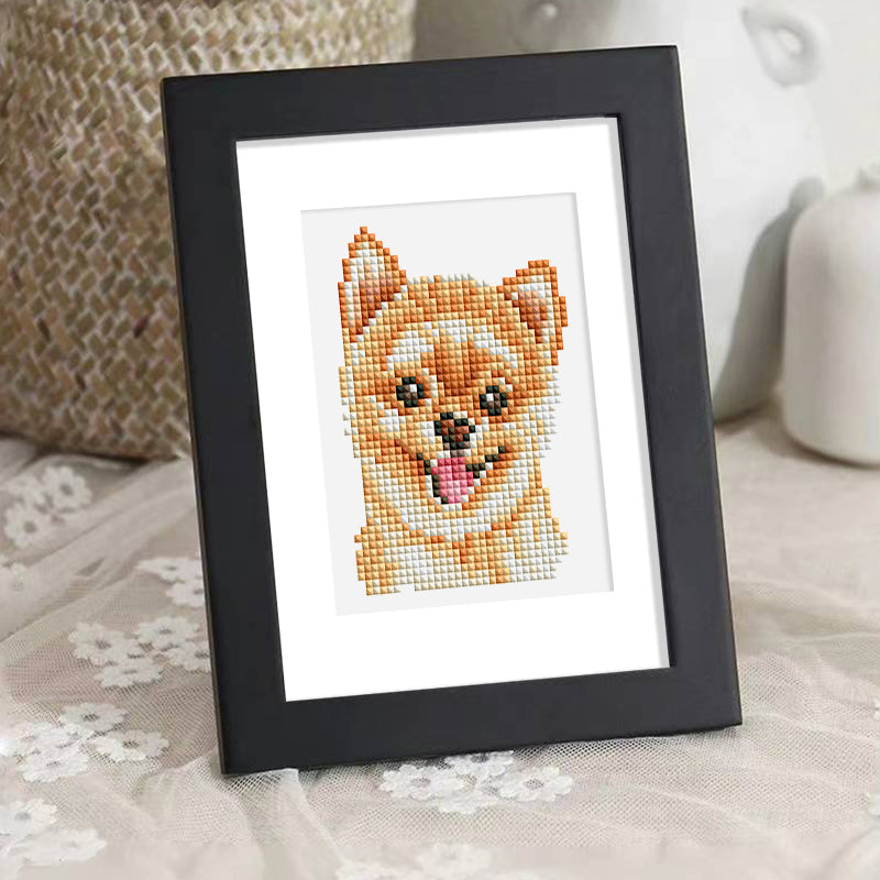 Mini Diamond Painting - Chiens Adorables (12 pièces)