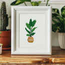 Mini Diamond Painting - Plante Verte & Tour de Briques (2 pièces)