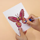 Mini Diamond Painting - Papillons Multicolores (4 pièces)