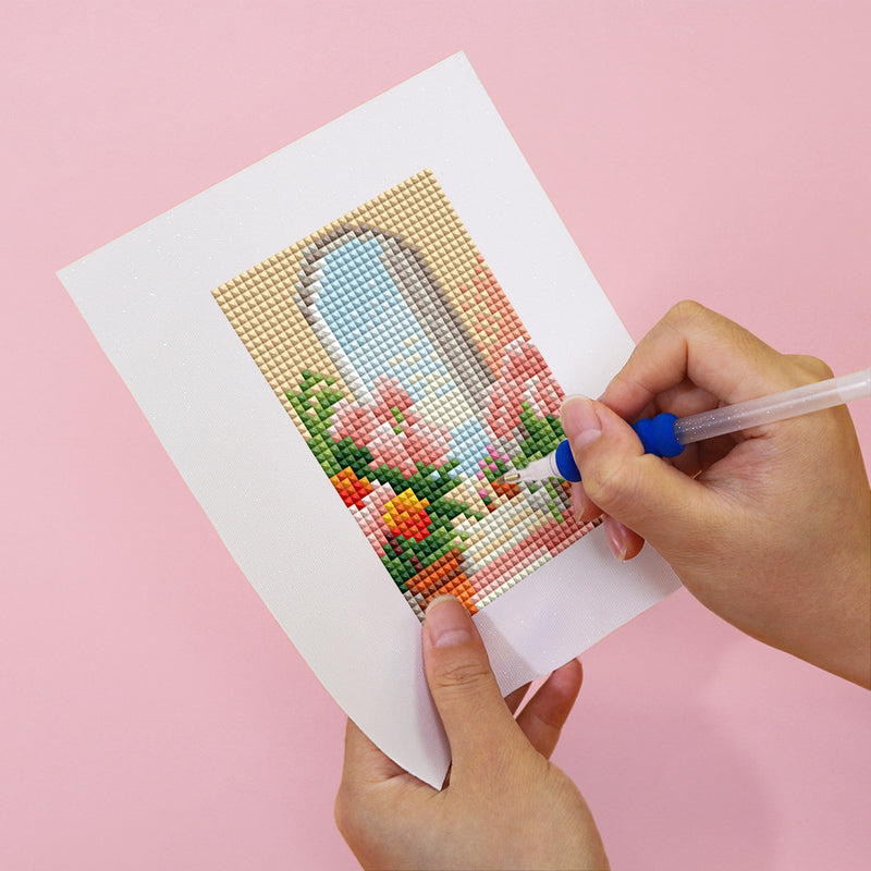Mini Diamond Painting - Portes Méditerranéennes (12 pièces)