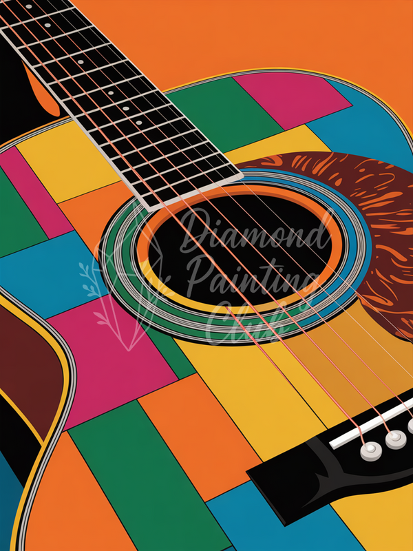 Broderie Diamant Patchwork Musical