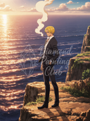 Broderie Diamant Sanji au Crépuscule