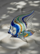 Broderie Diamant Poisson de Verre Tropical