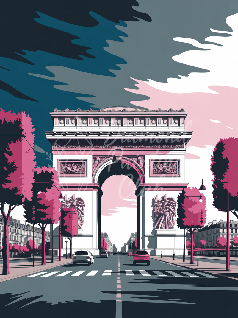 Broderie Diamant Arc de Triomphe Paris