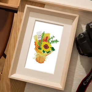 Mini Diamond Painting - Fleurs & Plantes (6 pièces)