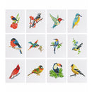 Mini Diamond Painting - Oiseaux Exotiques et Colorés (12 pièces)