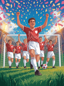 Broderie Diamant Victoire du Buteur