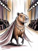Broderie Diamant Capybara Top Modèle