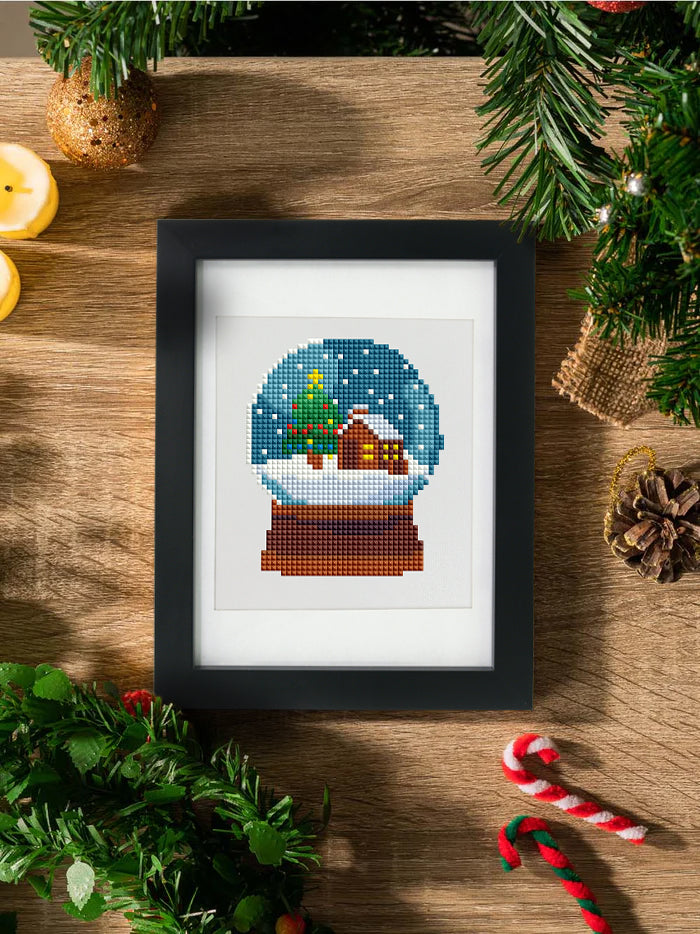 Mini Diamond Painting - Magie de Noël (12 pièces)