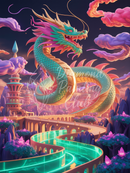 Broderie Diamant Dragon Fantastique