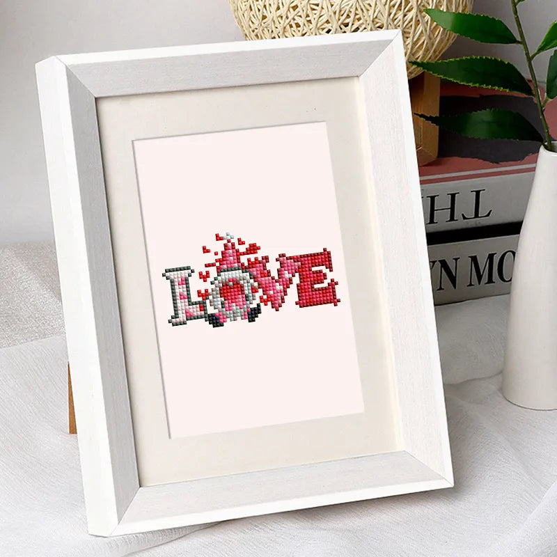 Mini Diamond Painting - Amour & Douceur (6 pièces)
