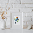 Mini Diamond Painting - Oiseaux Exotiques et Colorés (12 pièces)