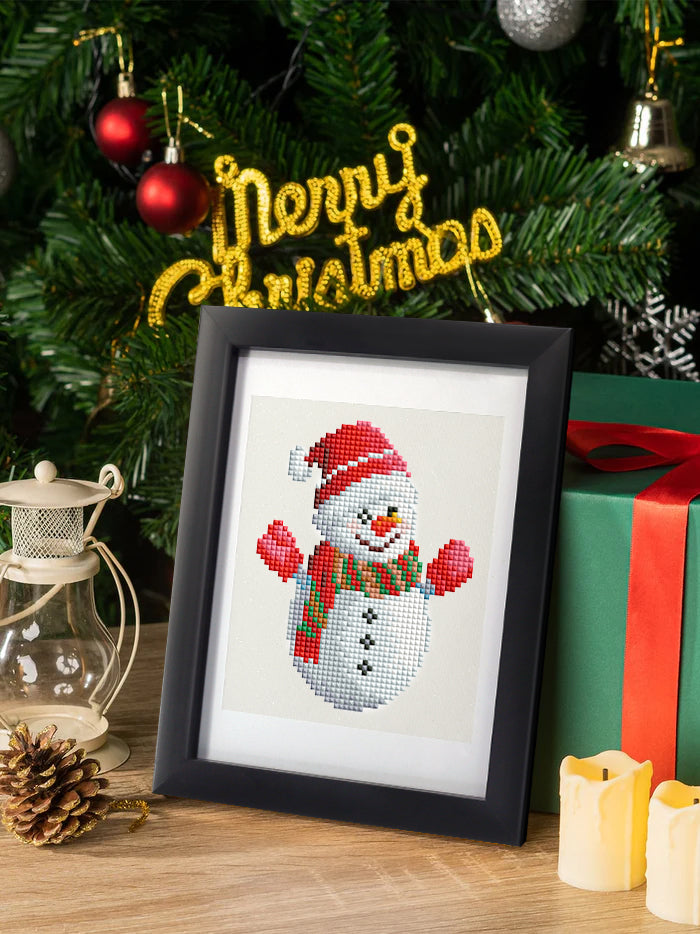 Mini Diamond Painting - Magie de Noël (12 pièces)