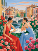 Broderie Diamant Rendez-vous Fleuri