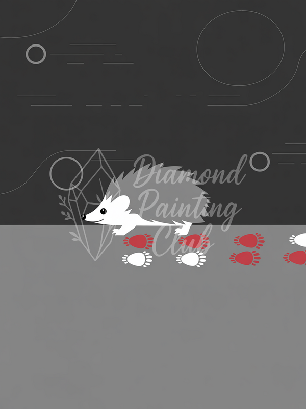 Broderie Diamant Hérisson Empreintes