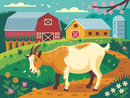 Broderie Diamant Chèvre à la Ferme