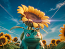 Broderie Diamant Bulbi-Tournesol